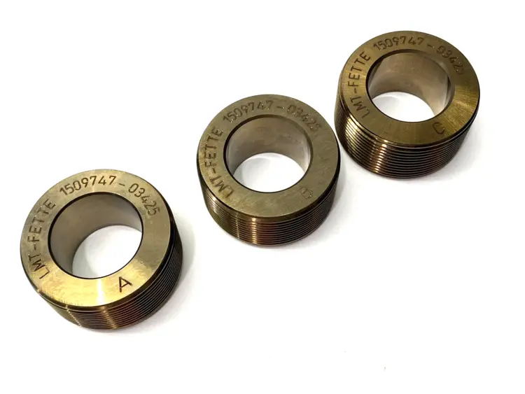 Used LMT FETTE THREAD ROLLERS M10-M12X1,5 2/56 1K LOT OF 3 Thread Rollers | Maverick Industrial Sales #1100709