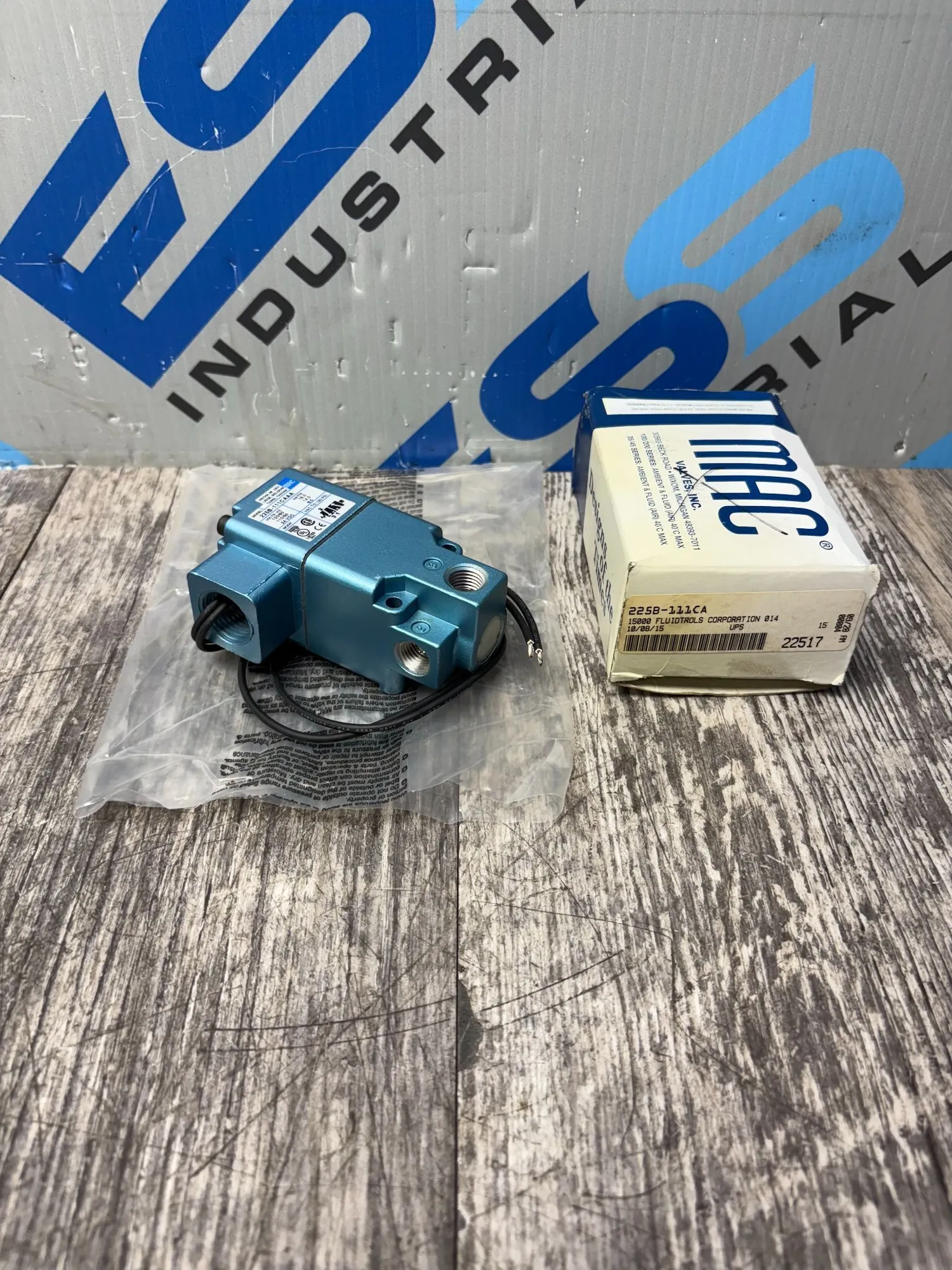 NEW MAC VALVES INC. 225B-111CAAA