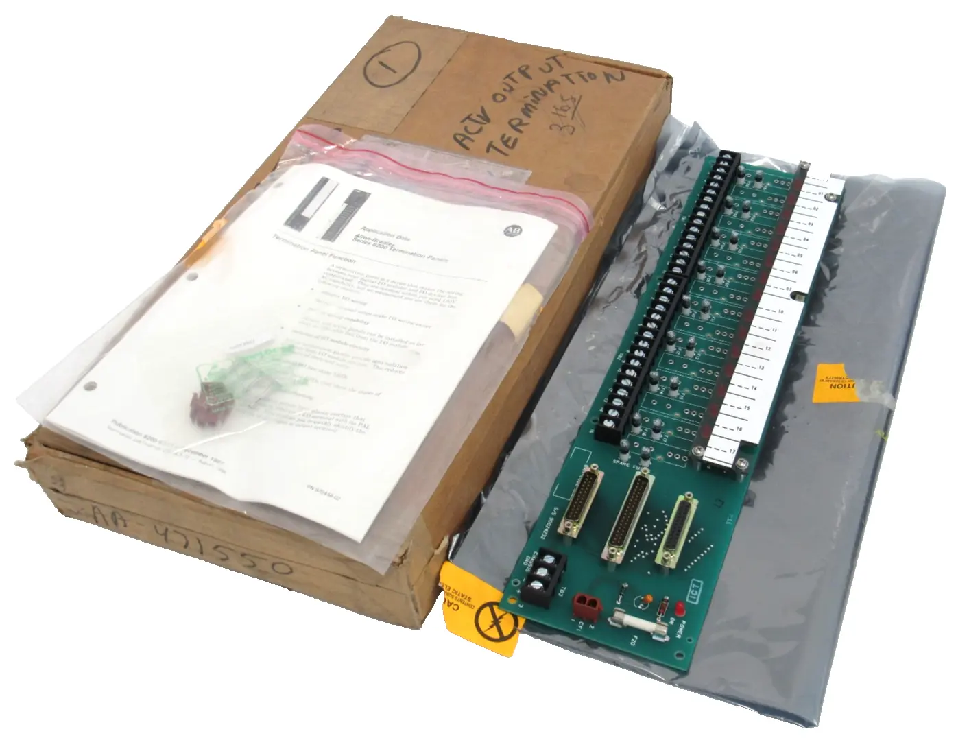 ALLEN BRADLEY 8000TSBA TERMINAL PANEL 90024221 NEW SURPLUS