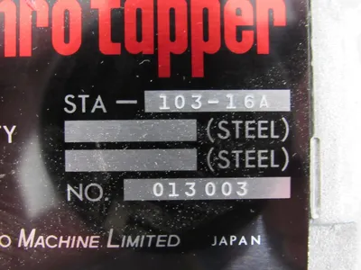 NEW SUGINO MACHINE STA-103-16A SYNCHRO TAPPER STA10316A
