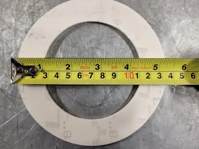 Gylon 3-1/4" x 1/8" Ring Gasket
