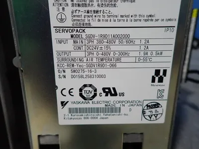 New | in-Stock YASKAWA ELECTRIC SGDV1R9D11A002000 Servo Drives Ohio US | HGR 24 #797571