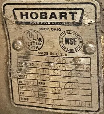 USED HOBART 4346