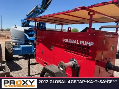 Used 2012 GLOBAL 4GSTAP-K4-T-SA-CF Centrifugal Pumps Arizona US | Proxy Equipment #1425998