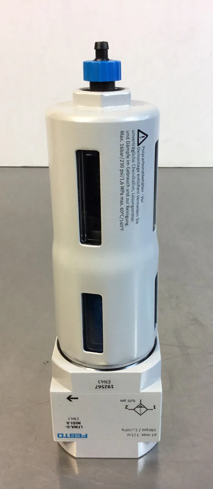 Festo LFMA-D-MIDI-A Micro Fine Air Filter 192567 3E-17