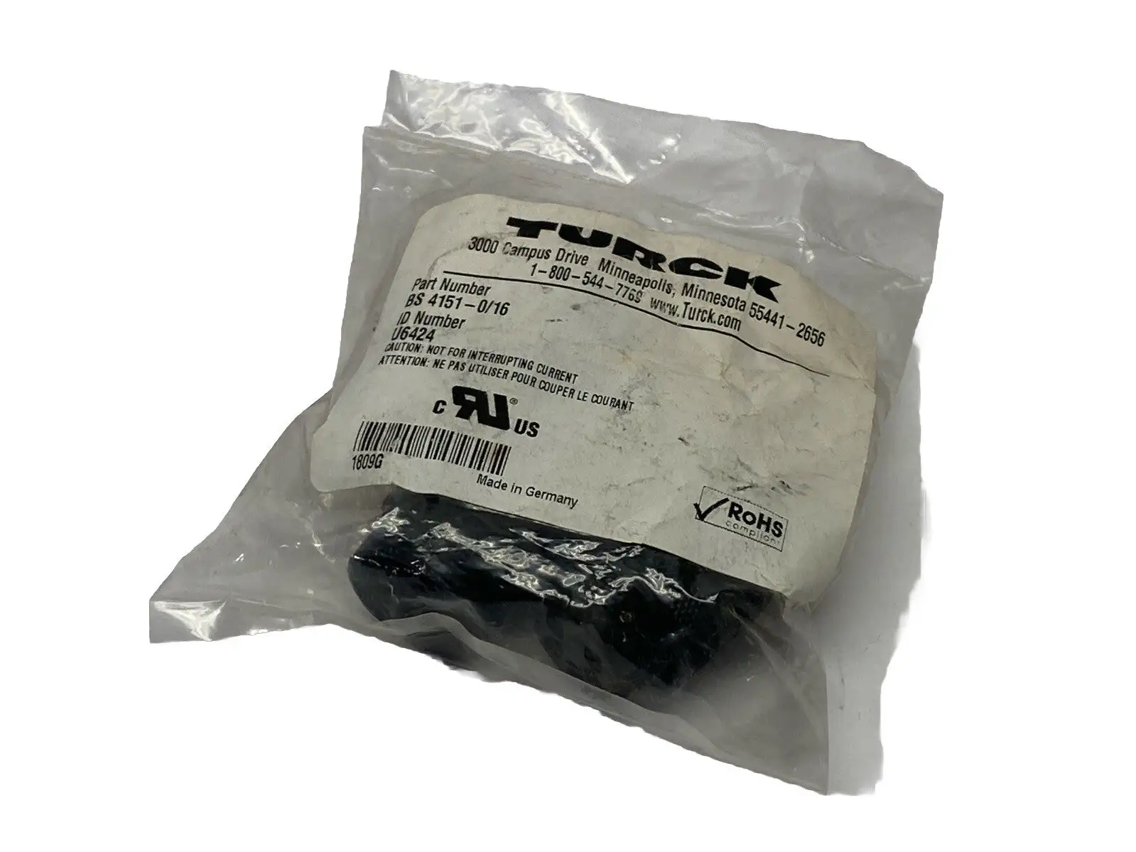 New | in-Stock Turck BS 4151-0/16,U6424 Electrical Fittings Michigan US | Maverick Industrial Sales #1468033