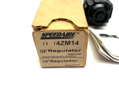 USED SPEEDAIRE MODULAR COMPRESSED PRESSURE REGULATOR 1/4" NPT PORTS