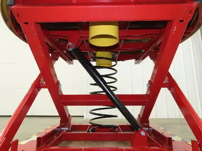 Southworth PP360-R4 Pallet Level Loader 43-3/4" Round Top 28" Lift Height