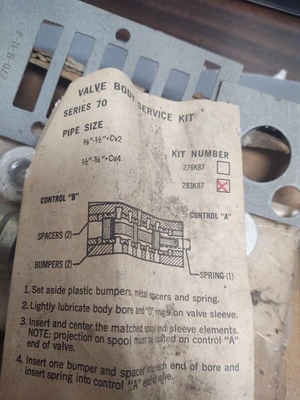 🔥 Ross 283K87 Valve Service Not Complete