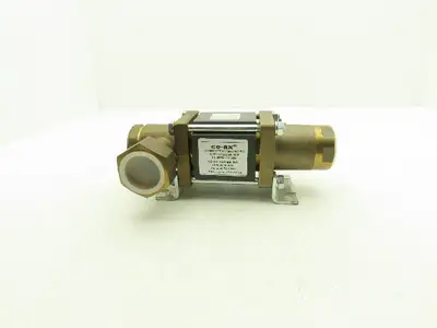 COAX 5-VMK 25 DR NC Brass Coaxial 3-Way Solenoid Valve 1-1/2"NPT 24VDC 230PSI