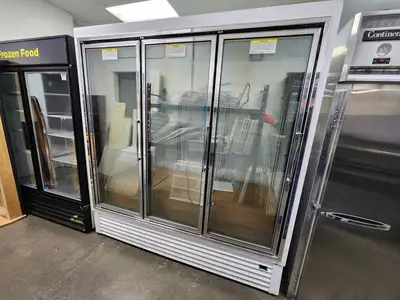 New | in-Stock Hussmann New Hussmann HGL-3-BS 3 Door Reach-In Cooler Merchandising Freezer Display Freezers Illinois US | Falcon Restaurant Supply #1376663