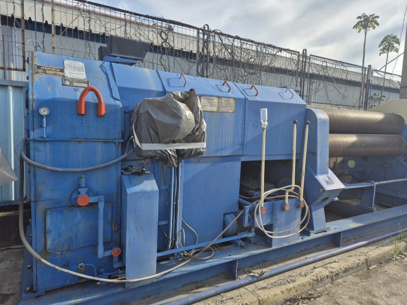HAEUSLER 3-rolls Plate Bending Rolls (YOM / GO 1963 / 2003), in very good used condition, full working order, visible under power, POA