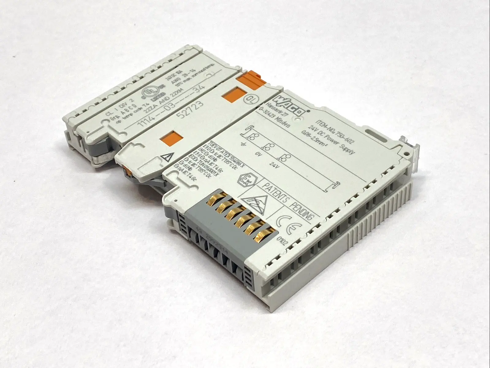 USED WAGO POWER SUPPLY MODULE 10A FIELD POWER 750 SERIES I/O