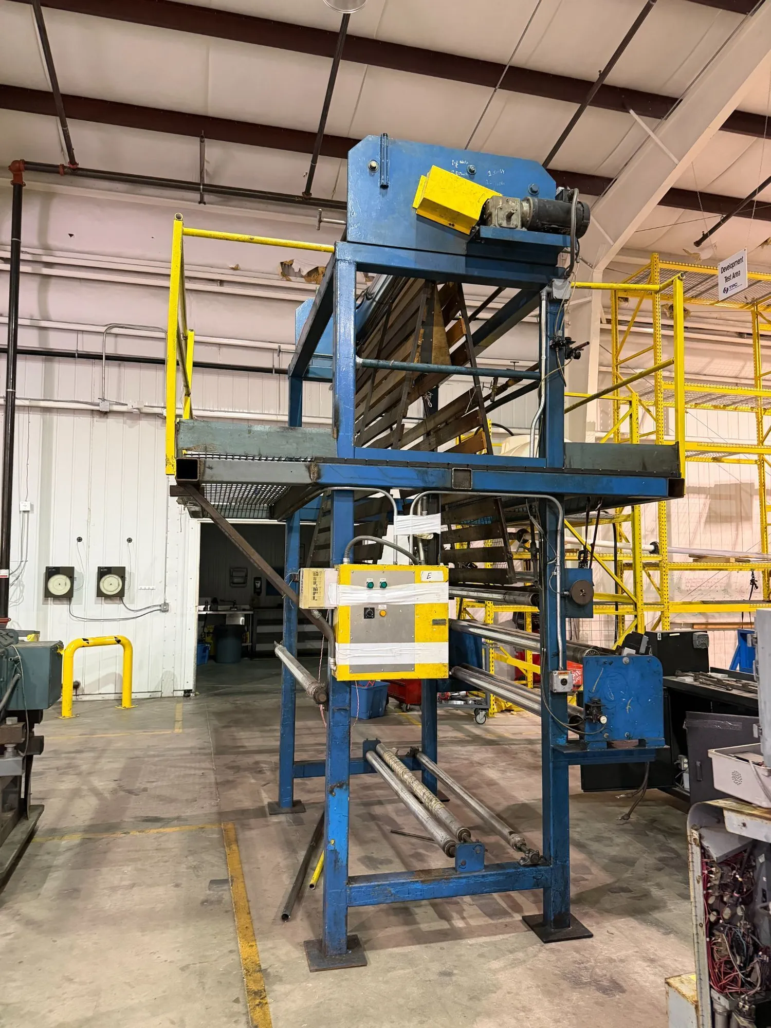USED BRAND UNKNOWN post gusseter Extrusion Downstream