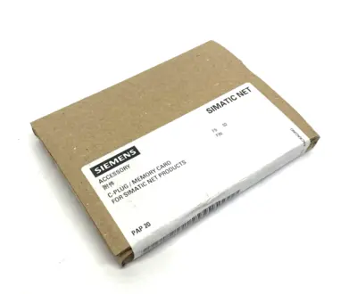New | in-Stock Siemens SIMATIC NET C-Plug Removable Data Memory Card Memory Michigan US | Maverick Industrial Sales #1393223