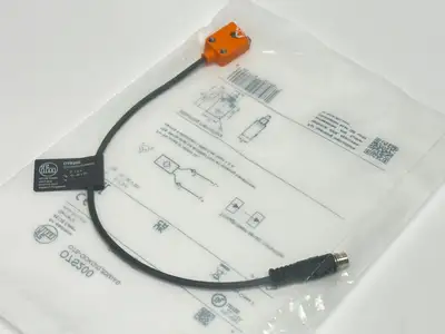 NEW IFM THROUGH-BEAM SENSOR TRANSMITTER, RED LIGHT, O7S-OOKG/0,20M/AS