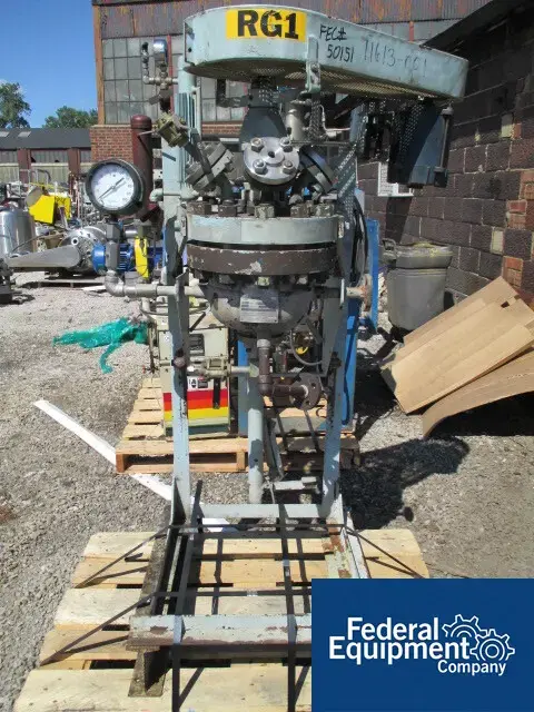 Used Pfaudler 1 Gal Pfaudler Glass-Lined Reactor, 750/675# Reactors Ohio US | Federal Equipment Company #125953