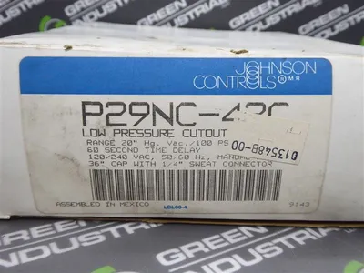 Johnson Controls P29NC-42C Low Pressure Cutout Control New NIB