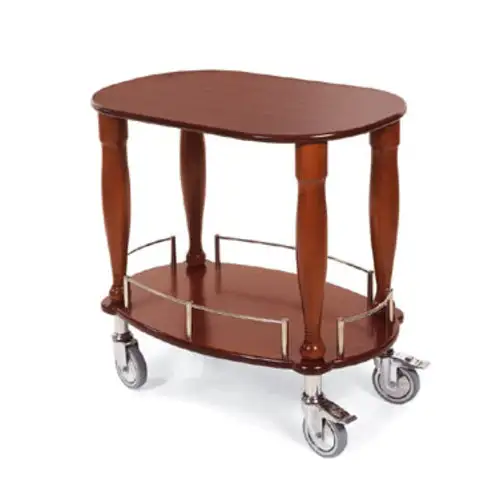 Geneva Oval Dessert Cart w/ Multi-Tiered Design (70030)