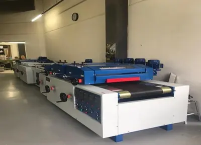 USED 2019 SOEST UNIVERSAL SURFACE FINISHING LINE – PARQUET / WOOD SURFACES