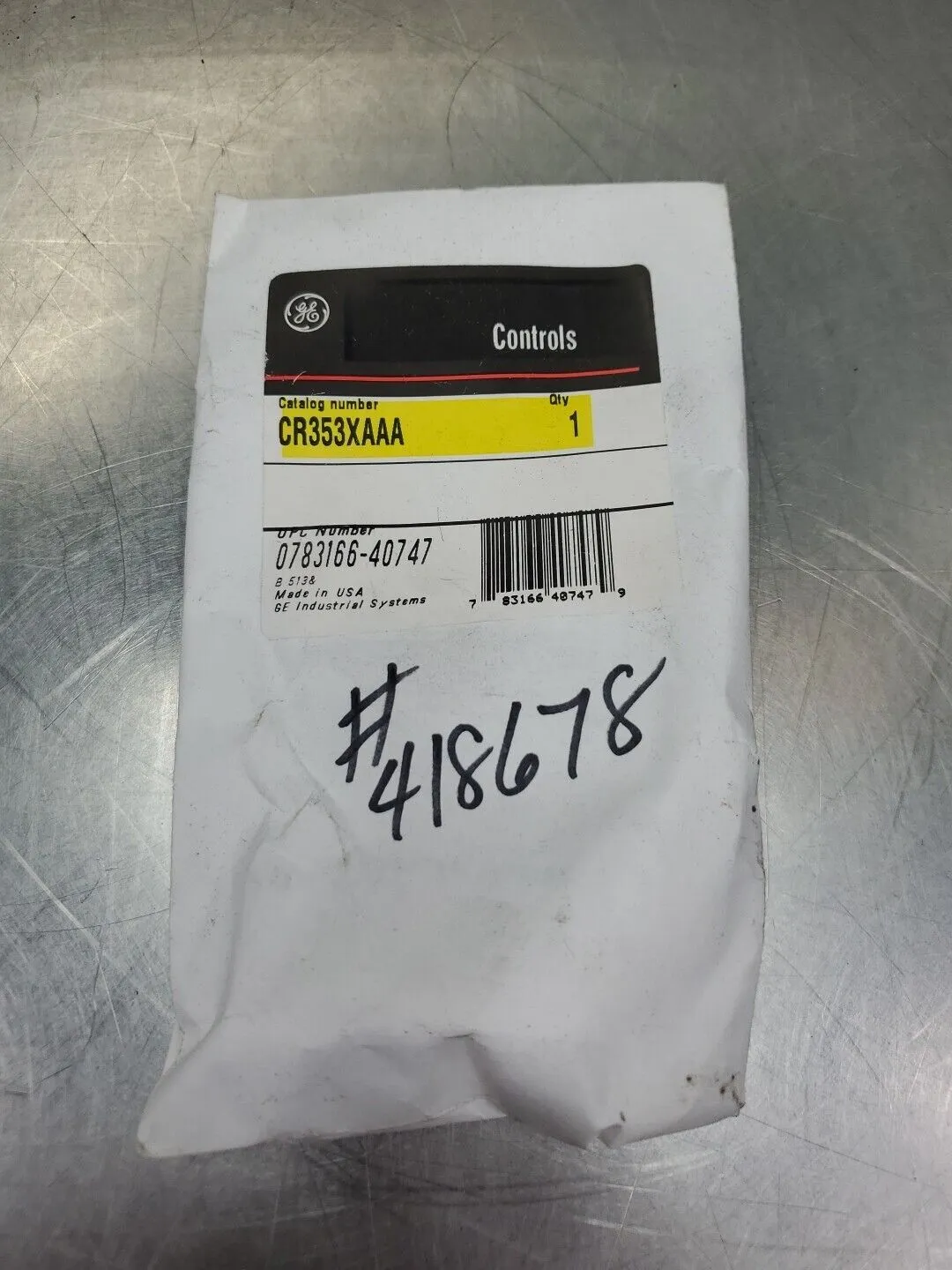 GE CR353XAAA Auxiliary Contact Kit Module. 4E-30