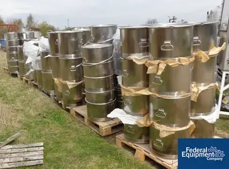 Used Unknown Stainless steel pots Stainless Steel Tanks GB | Federal Equipment Company #129263