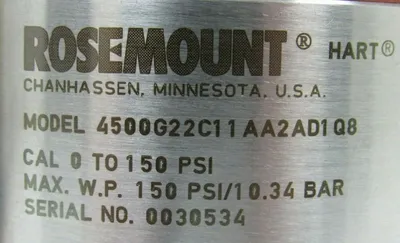 NEW ROSEMOUNT 4500G22C11AA2AD1Q8 TRANSMITTER 4500-5490465
