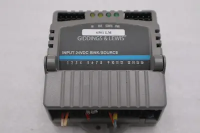 GIDDINGS & LEWIS M.1300.7372 R1 Input Module 24VDC SINK/SOURCE STOCK 643-D