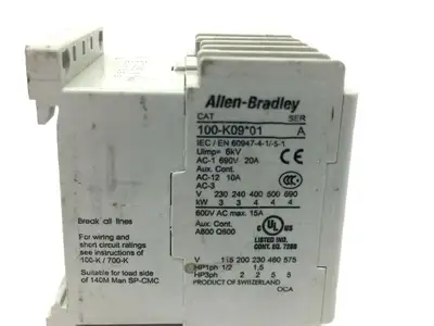 USED ALLEN-BRADLEY MINIATURE CONTACTOR