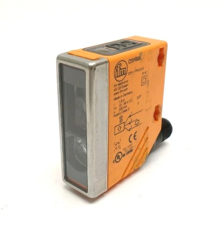 Used IFM DIFFUSE REFLECTION SENSOR W/ BACKGROUND SUPPRESSION Photoelectric Sensors | Maverick Industrial Sales #1106024
