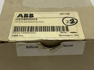 023400002,RC810 | ABB 023400002 RC810 Marker Blank LOT OF 22 - New Other