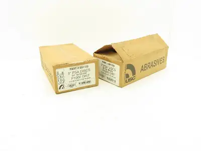 Orion 091120 5" PSA Sanding Discs 1000G Adhesive Aluminum Oxide 320ct 2 Case Lot