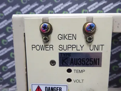 Giken AU3525N1 Servo Controller Power Supply Unit with Slot Rack Used