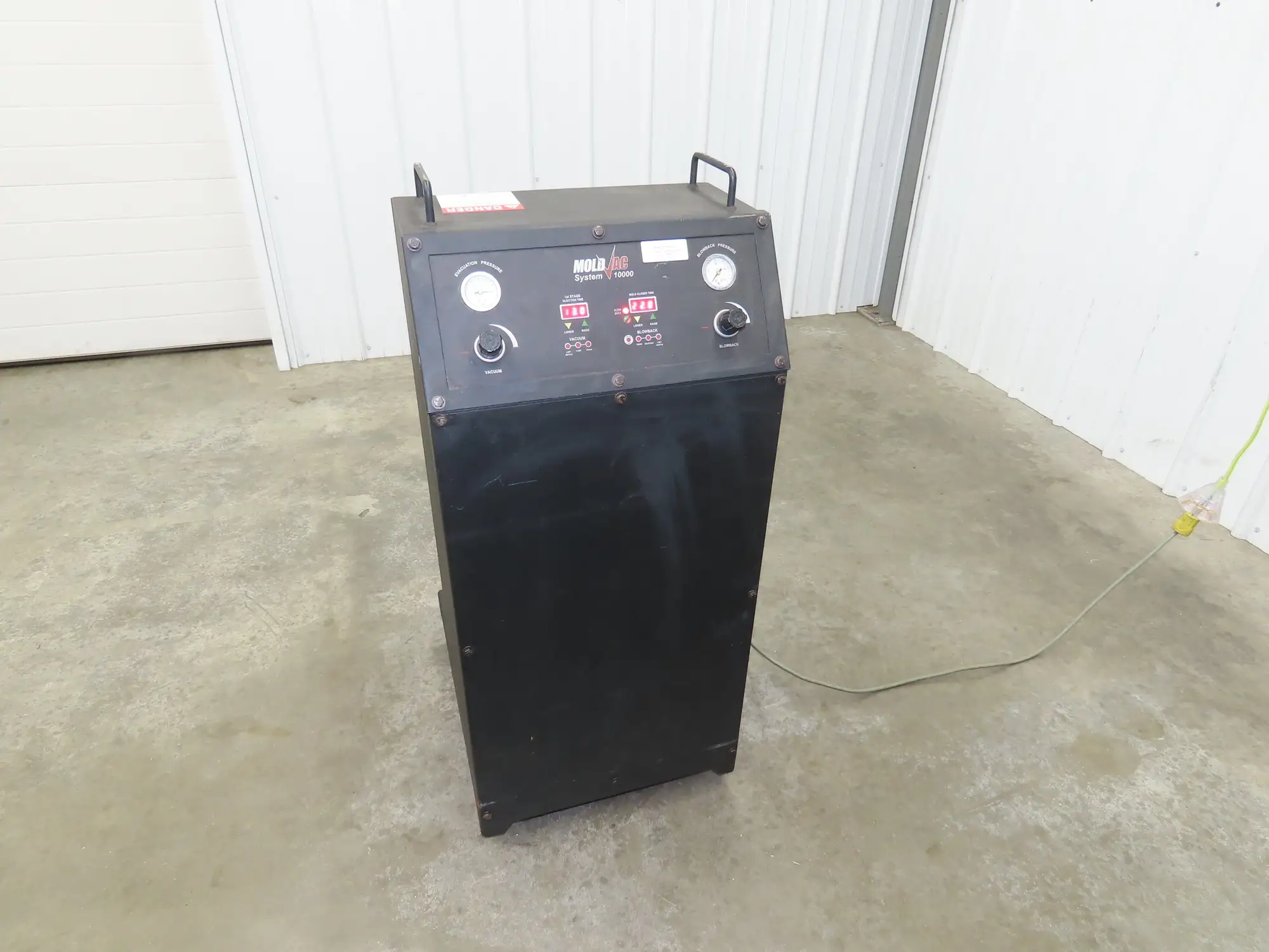 Mold-Vac MV10000 Plastic Injection Molding Vac System 24" HG 36 IN3/Sec 120V