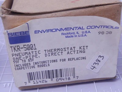 New | in-Stock SIEBE _UNKNOWN_ Temperature Controls | OCO Industrial #1612526