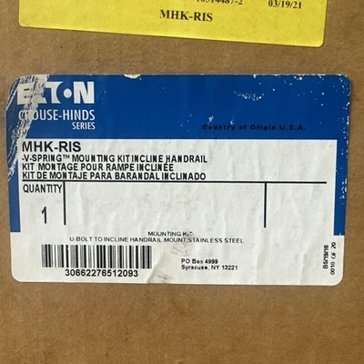 NEW Crouse-Hinds MHK-RIS