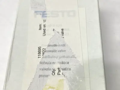 New | in-Stock Festo Pneumatic Valve 3/2-Way 1/4" Ports 9984 Solenoid Valves Michigan US | Maverick Industrial Sales #1392273