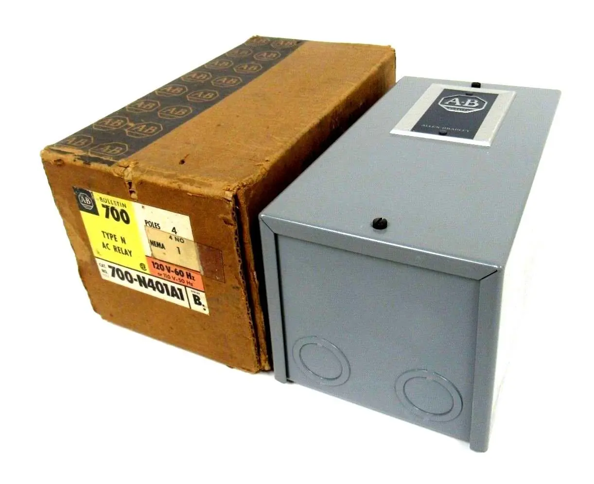 NEW ALLEN BRADLEY 700-N401A1 AC RELAY 700N401A1 4 POLES SERIES B TYPE N