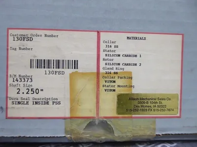 Flowserve 143373 Durametallic Pump Seal Kit 130FSD New