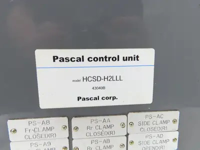Pascal HCSD-H2LLL Air Operated Hydraulic Pump Power Control Unit 1-Gal X6308U-D