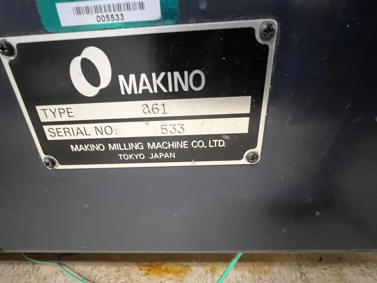 MAKINO a61 Must Move Immediately - Machining Centers - Horizontal | Quick Machinery Sales, Inc.