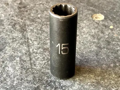 MATCO ADV  BDP15M2V 3/8 Drive 16mm Impact Socket  2.5" Deep  12 Point
