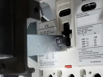 40/80A, 3 Pole, 600V Circuit Breaker HFD Bucket for Freedom 2100 MCC Frame