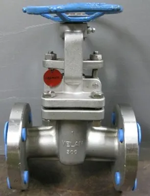 QTY. 1. VELAN 1" 150 RAISED FACE FLANGED CF8M GATE...