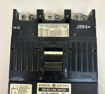 Used GE TJK636Y600 Miscellaneous Equipment (Electrical & Power) Ohio US | Surplus Asset Holdings #1242152