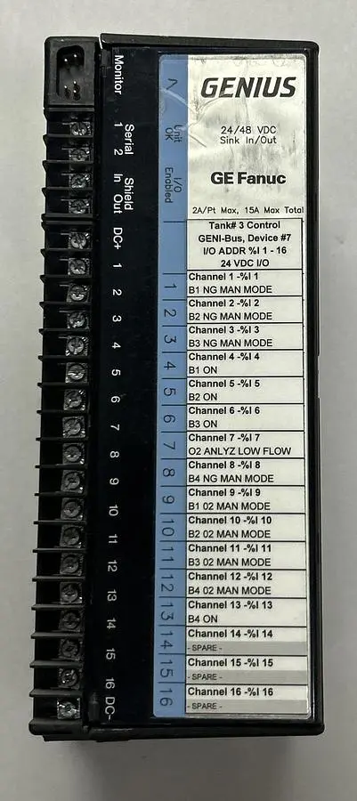 Used GE FANUC IC660EBD021G PLC Input & Output Ohio US | Surplus Asset Holdings #1236931
