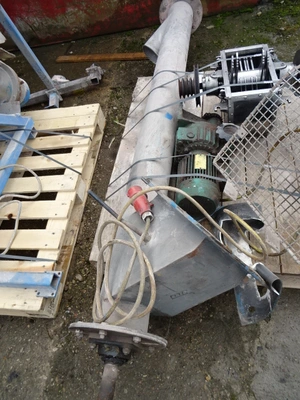 S/S Tubular Screw Auger Conveyor 150 mm dia 2,000 mm long 0.75 kw