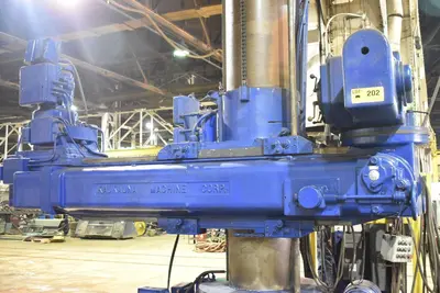 8' x 22" x 5 MT KAUKAUNA MODEL#140U PORTABLE UNIVERSAL RADIAL DRILL: STOCK #19479