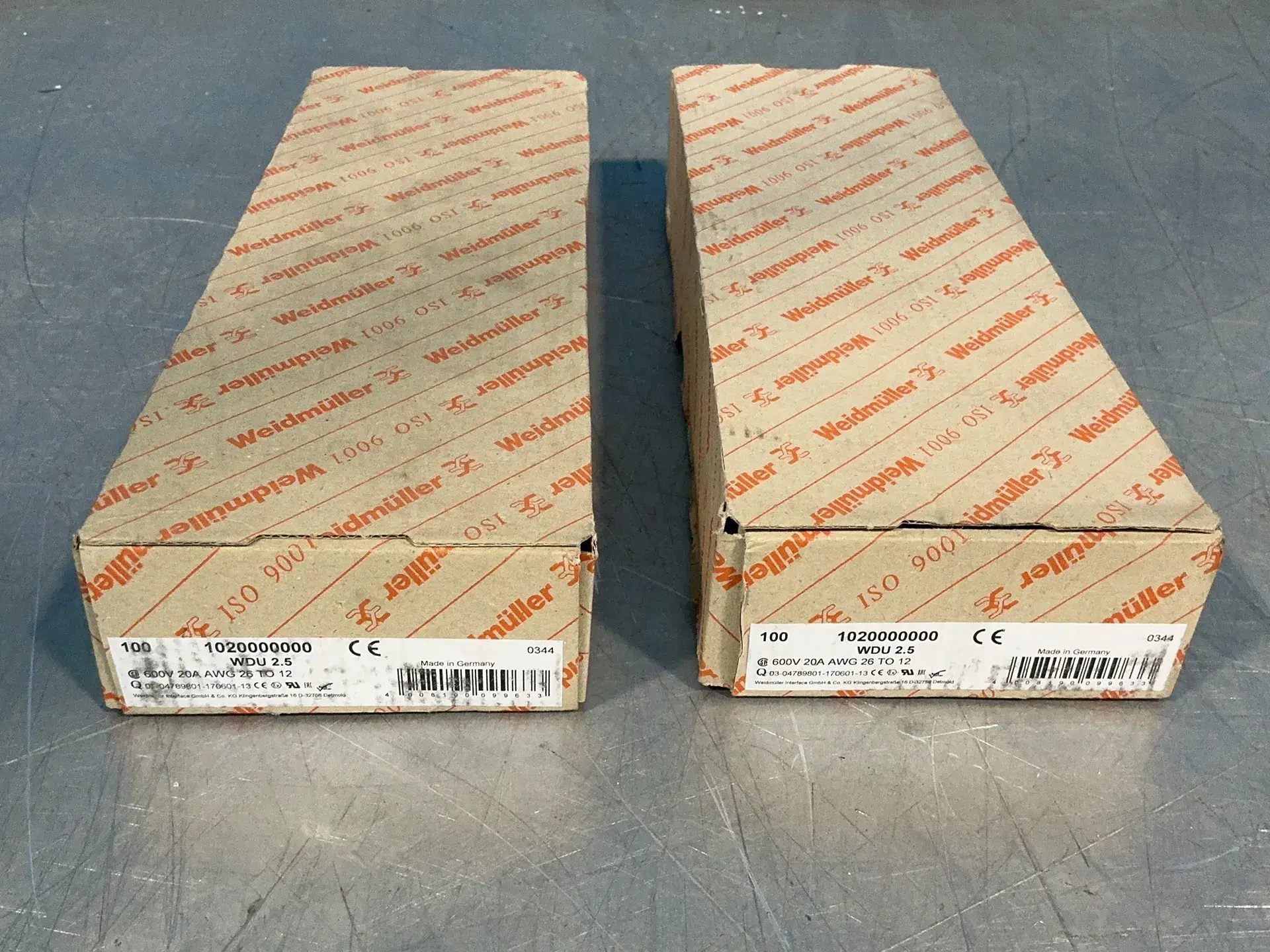 New | in-Stock WEIDMUELLER 1020000000 Terminal Blocks Ohio US | HGR 24 #1305225