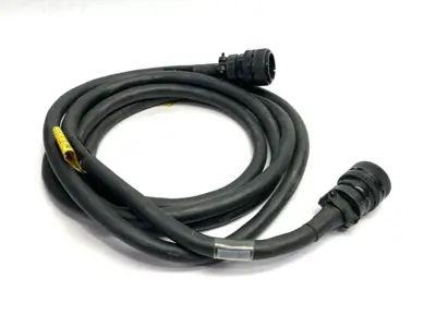 USED DENSO ADEPT ROBOTIC SERVO ENCODER FEEDBACK CABLE 37-PIN 4M LENGTH